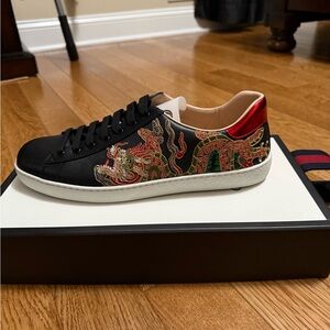 Nappa Dragon Embroidered Mens
